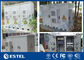 Sistema di raffreddamento del condizionatore d'aria all'aperto di recinzione delle 3 Telecomunicazioni della baia con gli strati della batteria