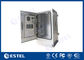 Governo all'aperto resistente alle intemperie delle Telecomunicazioni di IP55 16U con progettazione del condizionatore d'aria e la serratura antifurto