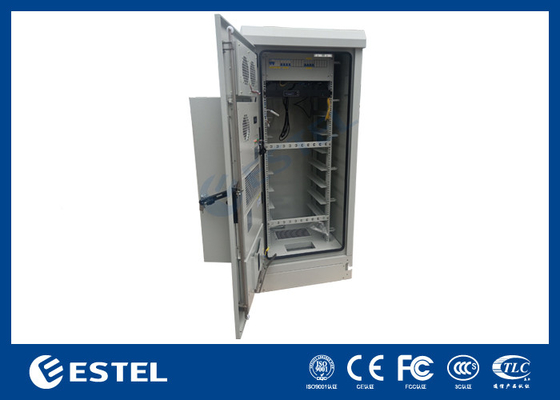 32U IP55 cabina elettrica esterna integrata con sistema di distribuzione e monitoraggio dell'energia