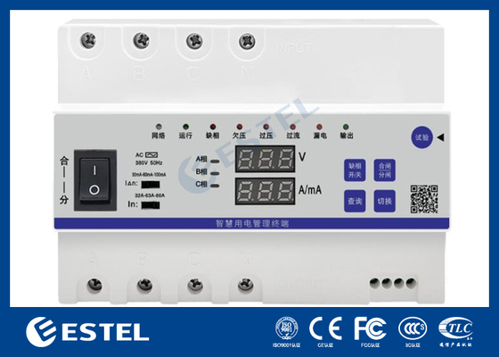 Sistema di alimentazione per telecomunicazioni trifase 80A terminale intelligente per la gestione dell'elettricità con controllo cloud