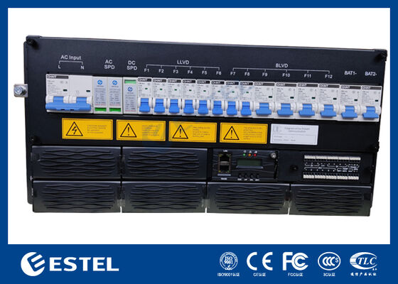 Sistema raddrizzatore per telecomunicazioni da 18kW ad alta efficienza, montabile su rack, DC48V