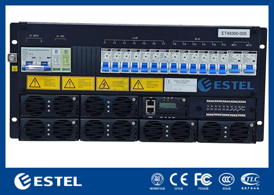 Sistema di rettifica delle telecomunicazioni che fornisce contatti a secco per la porta internet RS485 e capacità di monitoraggio remoto per la gestione e il controllo della rete