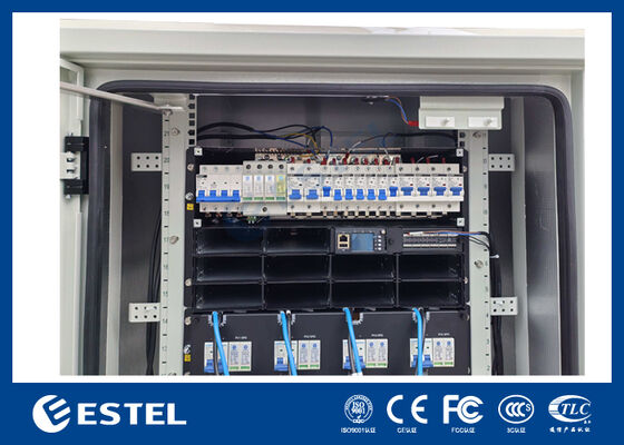 19 pollici 45U facile da assemblare Armadio attrezzature con aria condizionata IP55 Telecomunicazioni contenitori