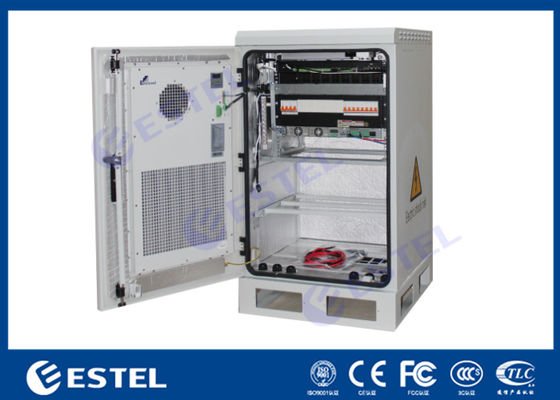 Tipo fissato al muro all'aperto d'acciaio della batteria di Equipemnt di recinzione del supporto di Palo del Governo con il raffreddamento dello scambiatore di calore