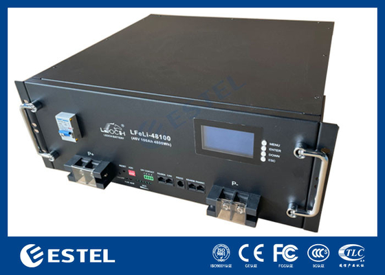 100Ah 48VDC batteria al litio ferro fosfato per telecom cabinet esterno