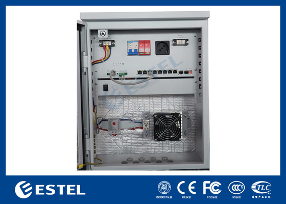 Casella di alimentazione elettrica di piccole dimensioni con riscaldatore, a palo montata sulla casella di commutazione di rete modello ERU0101