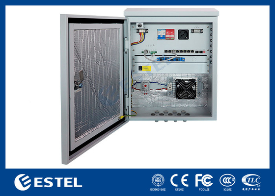 Casella di alimentazione elettrica di piccole dimensioni con riscaldatore, a palo montata sulla casella di commutazione di rete modello ERU0101