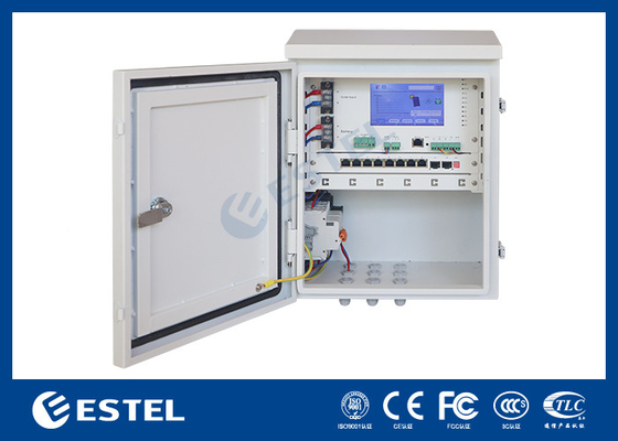 Casella di monitoraggio intelligente a energia solare esterna a 3 canali di corrente continua con controller MPPT