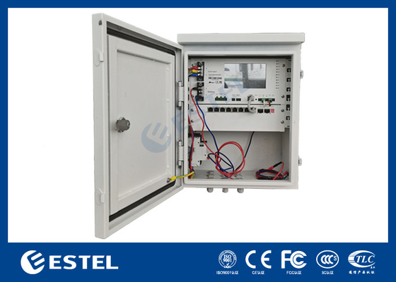 Casella di monitoraggio intelligente a energia solare esterna a 3 canali di corrente continua con controller MPPT