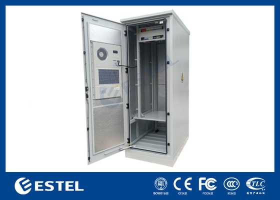IP55 33U Armadio esterno 1 compartimento con scaffale per batterie e distribuzione di energia
