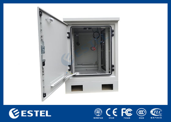 Armadio server esterno 17U con rack da 19 pollici e ventilatore DC48V per il raffreddamento