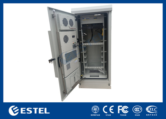 32U IP55 cabina elettrica esterna integrata con sistema di distribuzione e monitoraggio dell'energia