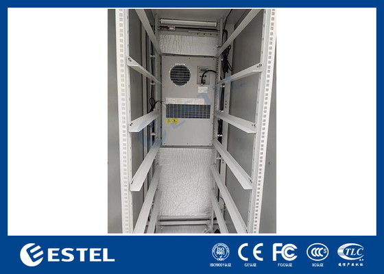 Armadio dati esterno standard 38U con condizionatore d'aria a corrente continua e ruote facili da spostare