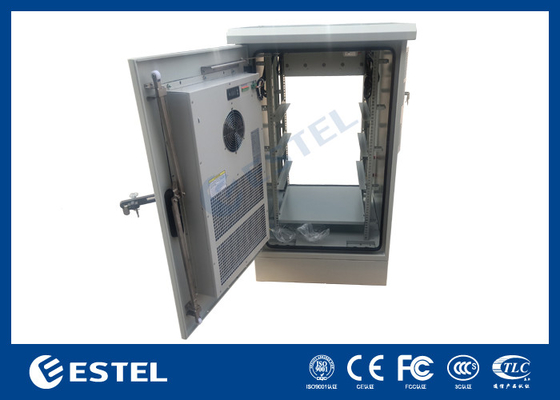 IP55 Un compartimento per cabinetti esterni per telecomunicazioni a pavimento con due porte