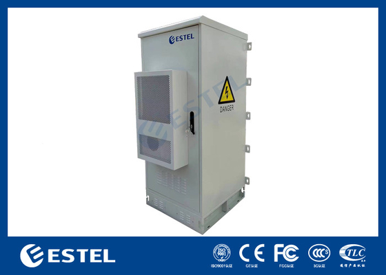 19 pollici 32U cabinet telecom esterno porta singola con 1500W raffreddamento anti-furto tre punti di blocco
