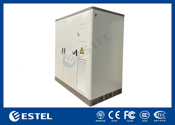 3 Bay Telecom Cabinet doppio strato di acciaio galvanizzato con sistema di raffreddamento climatizzatore di isolamento