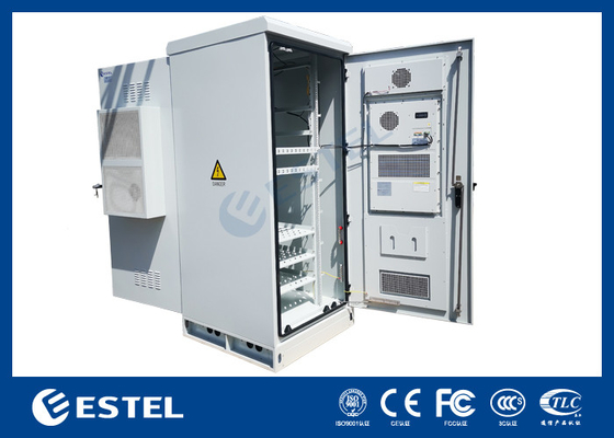 ET9090210A-40U Gabinetto esterno a doppia porta Telecom con sistema di monitoraggio remoto PDU
