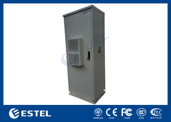 40U Outdoor Telecom Cabinet con condizionatore d'aria raffreddamento viti in acciaio inox e dadi per una maggiore resistenza alla corrosione