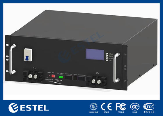 Batteria al litio ferro fosfato 48V 200Ah LiFePO4 per sistema di alimentazione telecomunicazioni, armadio batteria esterno