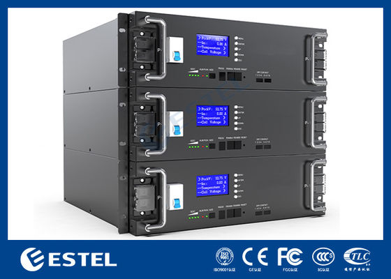 Batteria al litio ferro fosfato 48V 200Ah LiFePO4 per sistema di alimentazione telecomunicazioni, armadio batteria esterno