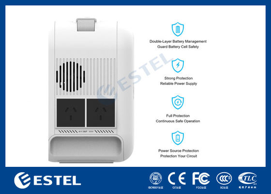 ESTEL eCandle 1KWH Stazione elettrica portatile LiFePO4 Batteria Carica solare 300W Output UPS Backup