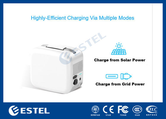 ESTEL eCandle 1KWH Stazione elettrica portatile LiFePO4 Batteria Carica solare 300W Output UPS Backup