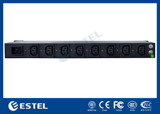 200-240VAC 16A Unità di distribuzione di potenza Smart Rack-Mount PDU con presa di ingresso C20