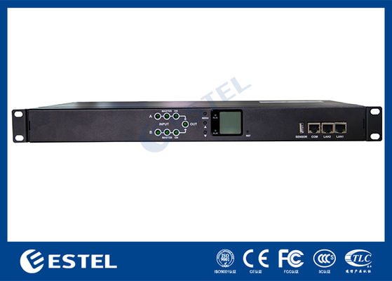 PDU Rack commutato a doppio ingresso 200-240VAC 2x16A con monitoraggio protezione KN-1
