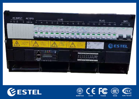 24U Outdoor Telecom Rectifier Cabinet con distribuzione di corrente continua da 18 kW