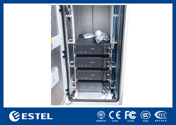 Armadio per telecomunicazioni da esterno con sistema di alimentazione per telecomunicazioni da 18kW 300A per alimentazione CC di apparati di telecomunicazione e raddrizzatori