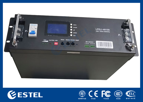 ESTEL LFELI 48100 48V 100Ah Batteria al litio ferro fosfato Soluzione di accumulo di energia ad alta efficienza per applicazioni telecomunicazioni e industriali