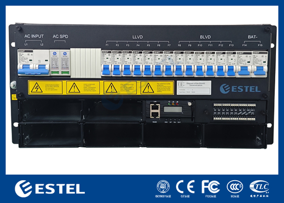 Sistema di alimentazione del rettificatore DC Telecom Capacità di alimentazione 18 kW con telecomando