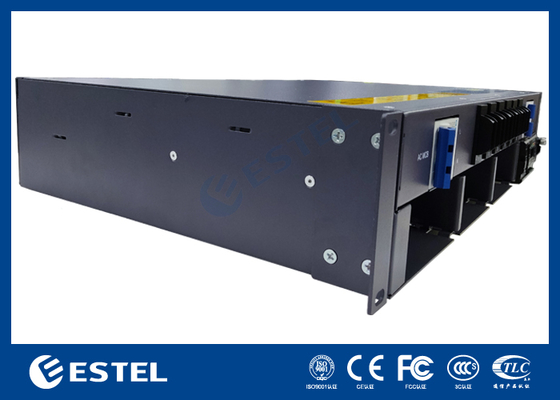 Sistema di alimentazione telecomunicazioni -48VDC con capacità di 9kW e funzioni di controllo e monitoraggio remoto