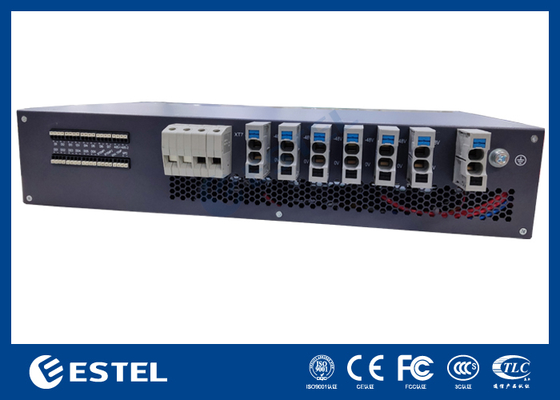 Sistema di alimentazione telecomunicazioni -48VDC con capacità di 9kW e funzioni di controllo e monitoraggio remoto