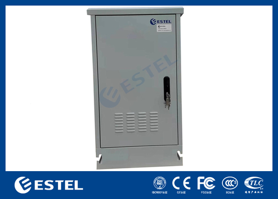 Armadio batteria da esterno IP55 22U con sistema di alimentazione raddrizzatore 9KW 48VDC integrato per applicazioni di telecomunicazioni