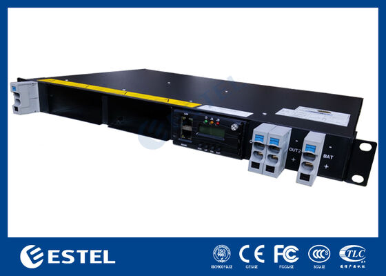 1U Rack Mount Telecom DC Power System con distribuzione integrata e controller intelligente