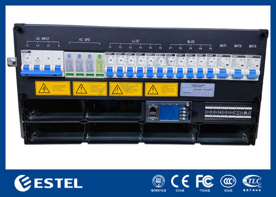 Sistema raddrizzatore DC48V 18kw con gestione remota per reti di telecomunicazioni