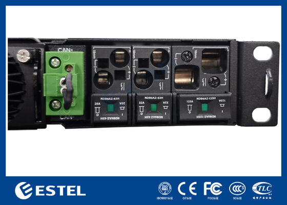 1U 8kW Telecom Rectifier Power con gestione SNMP e compatibile sia con moduli da 3000W che da 4000W