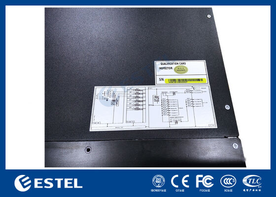 Sistema di alimentazione DC compatto 7U per reti di telecomunicazioni e infrastrutture di comunicazione 6kW di uscita Controllo integrato e conversione di potenza