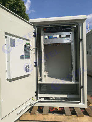 Condizionatore d'aria di CC che raffredda l'alimentazione elettrica di recinzione del supporto di Palo con lo scaffale a 19 pollici 21U