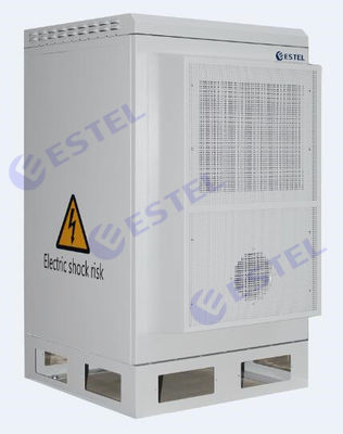 Tipo fissato al muro all'aperto d'acciaio della batteria di Equipemnt di recinzione del supporto di Palo del Governo con il raffreddamento dello scambiatore di calore