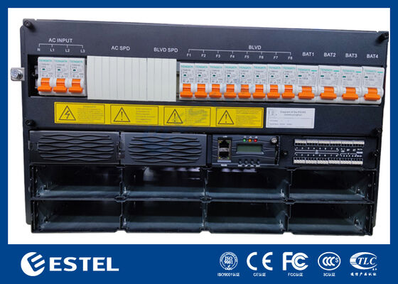 Sistema di alimentazione del rettificatore 6U Telecom DC48V con telecomando integrato